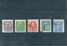 1905- Greece/Crete- "2nd Issue Of Cretan State" 2 To 25l. Stamps Used Bearing III Type Cancellations - Crète