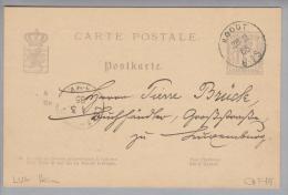 Heimat Luxemburg Roodt 1885-02-28 Auf Ganzsache - Interi Postali