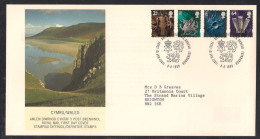 Wales GB 1999 FDC 2nd,1st,Euro Post, 64p Def 8/6/99.... ( B584 ) - Gales