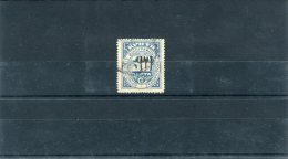 1908- Greece/Crete- "Small ELLAS Overprint On Official Stamps" Issue- 30l. Stamp Used Bearing "CHANIA" Type III Postmark - Crète
