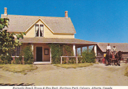Canada Burnside Ranch House & Hay Rack Heritage Park Calgary Alberta - Calgary