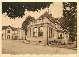 Bas Rhin -gd Format -ref L17- Hotel Restaurant De La Gare -proprietaire Herrmann  -carte Bon Etat - - Chatenois