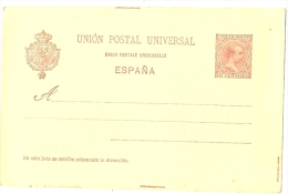 LBL20/5- ESPAGNE EP CP NEUVE - 1850-1931