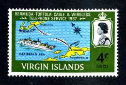 6107x)  Virgin 1967  ~ SG # 217  Mnh**~ Offers Welcome! - British Virgin Islands