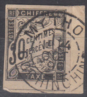 #51# COLONIES GENERALES TAXE N° 9 Oblitéré Mytho (Cochinchine) - Postage Due