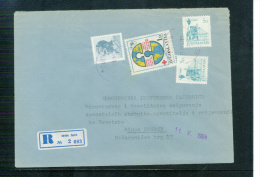 Jugoslawien / Yugoslavia / Yougoslavie 1984 Brief Mit Zuschlagmarke / Letter With Tax Stamp - Cartas & Documentos