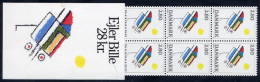 DENMARK 1987 Contemporary Art 2.80 Kr Complete Booklet MNH / **.  Michel 901MH - Postzegelboekjes