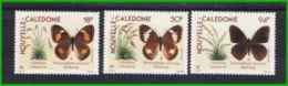 Nlle Calédonie 1990 N° 590 +  Aérien  265 . 66  Neuf  X X  3 Valeurs = Papillon - Unused Stamps