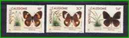 Nlle Calédonie 1990 N° 590 +  Aérien  265 . 66  Neuf  X X  3 Valeurs = Papillon - Ungebraucht