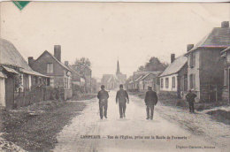 Campeaux     1908    Vue De L'Eglise Prise Sur La Route De Fermerie - Formerie