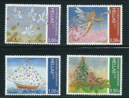 Greece 2010 Christmas Set MNH T0392 - Unused Stamps