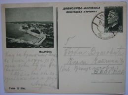 YUGOSLAVIA CROATIA Malinska Illustrated Pc YU/50 - Postal Stationery