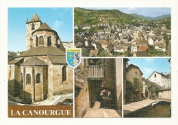 Cp, 48, La Canourgue, Multi-Vues, Voyagée 1991 - Autres & Non Classés
