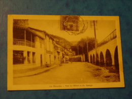 ARDECHE-LE POUZIN-VUE DE L'HOTEL ET DU GARAGE - Le Pouzin