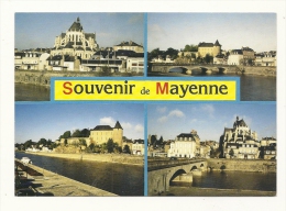 Cp, 53, Mayenne, Multi-Vues, écrite 1984 - Mayenne