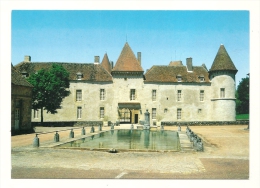 Cp, 58, Bazoches-du-Morvand, Le Château, écrite - Bazoches