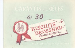Biscuits        "   BROSSARD   "     St - Jean D' Angely  ( 17 ) Voir Verso         Ft  = 21 Cm  X  13.5 Cm - Alimentaire