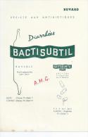 "  BACTISUBTIL  "        Ft  = 20 Cm  X  13.5 Cm - Chemist's