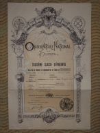 Observatoire National De Besançon - Troisième Classe D'épreuves - Bulletin De Marche Du Chronomètre De Poche - 1908 - Diplome Und Schulzeugnisse