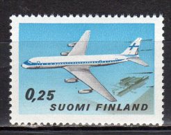 (SA0448) FINLAND, 1969 (50th Anniversary Of The Commercial Aviation In Finland). Mi # 665. MNH** Stamp - Unused Stamps