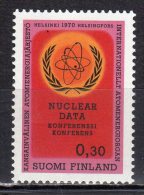 (SA0204) FINLAND, 1970 (Conference Of The Atomic Energy Commission IAEA). Mi # 675. MNH** Stamp - Neufs