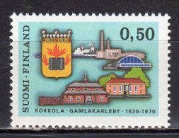 (SA0192) FINLAND, 1970 (350th Anniversary Of The Town Of Kokkola). Mi # 681. MNH** Stamp - Unused Stamps