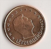 LUXEMBOURG - 5 EUROCENT 2002 / UNCIRCULATED - Luxemburgo