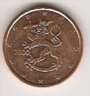 FINLANDE - 2 EUROCENT 2000 / NEUVE - Finlandia