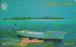 Cayman Islands, CAY-163G,  Boat, 2 Scans.   Please Read - Islas Caimán