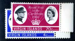 6225x)  Virgin 1966  ~ SG # 201-02  Mnh**~ Offers Welcome! - British Virgin Islands