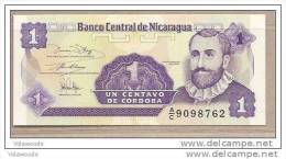 Nicaragua - Banconota Non Circolata Fds Da 1 Centesimo Di Cordoba P-167 - 1991 #19 - Nicaragua