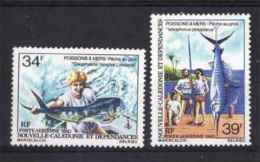 Nouvelle Calédonie 1980 Aérien  N° 202.03  Neuf  X X Peche - Unused Stamps