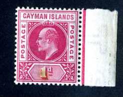 6268x)  Cayman 1902  ~ SG # 4  Mnh**spot On Gum~ Offers Welcome! - Cayman Islands