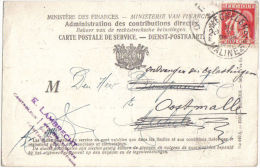 Belgie -Belgique - Postwaardestuk - Dienstpostkaart - Ministerie Van Finacien - Mechelen (1932) - Other & Unclassified