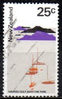 NEW ZEALAND 1970 Hauraki Gulf Maritime Park - 25c Multicoloured FU - Used Stamps