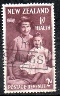 NEW ZEALAND 1950 Health Stamps. - 2d.+1d. Queen Elizabeth II And Prince Charles   FU - Gebraucht