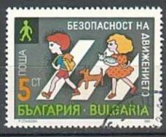 BULGARIA \ BULGARIE - 1989 - Protection De La Circulation En Milieu Urbain - 1v Obl. - Usati