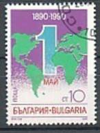 BULGARIA \ BULGARIE - 1990 - 100 Ans  Du 1er Mai - 1v Obl. - Gebraucht