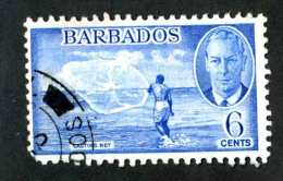 6307x)  Barbados 1950  ~ SG # 275  Used~ Offers Welcome! - Barbados (...-1966)