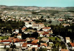 CPSM  VILLIE MORGON    Le Village Et Ses Environs Vu Du Ciel - Villie Morgon