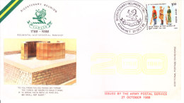 India Army Postal Service Cover 27.10.1988 - Bicentenary Reunion Of Kumaon Regimental War Memorial, Ranikhet - Buste