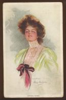 SIGNED P. BOILEAU OLD POSTCARD #06  WOMAN - Boileau, Philip