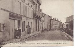 MONTENDRE (Charente-Inférieure) -  Postes Et Télégraphes - Rue Des Brouillards - Montendre