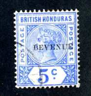 6389x)  Br Honduras 1899  ~ SG # 66a Used-error "BEVENUE"~ Offers Welcome! - Honduras Britannico (...-1970)