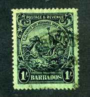 6399x)  Barbados 1925  ~ SG # 237  Used~ Offers Welcome! - Barbades (...-1966)