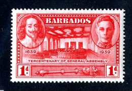 6404x)  Barbados 1939  ~ SG # 258  Mint*~ Offers Welcome! - Barbados (...-1966)