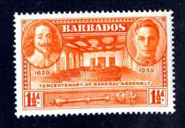 6405x)  Barbados 1939  ~ SG # 259  Mint*~ Offers Welcome! - Barbades (...-1966)