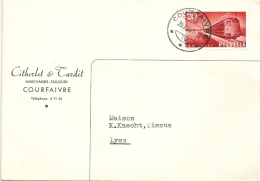 Motiv Brief  "Citherlet & Tardit, Marchands Tailleurs, Courfaivre"               1947 - Lettres & Documents