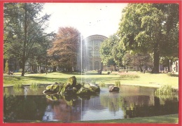 CARTOLINA VG ITALIA - TORINO - Giardino E Stazione Di Porta Nuova - 10 X 15 - ANNULLO TORINO 1957 - Parchi & Giardini