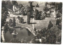 Fontenay-Tressigny (77) :Vue Aérienne Générale Au Niveau Du Château D Et Du Vivier En 1950 (animé)  GF. - Fontenay Tresigny